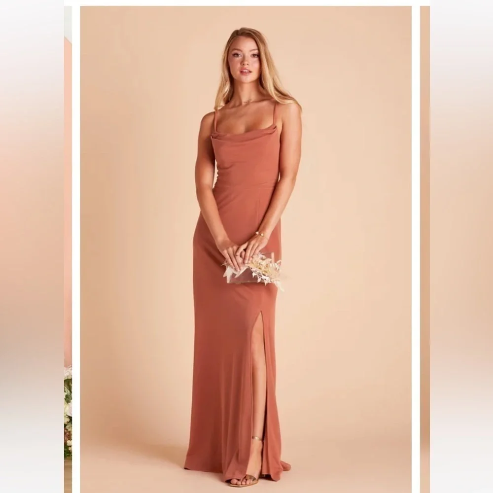 Birdy Grey Maxi Dress, Terracotta Color, Size Medium. NWT - Picture 5 of 6